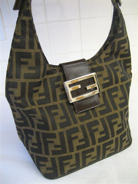 vintage fendi shoulder bag|vintage fendi zucca crossbody bag.